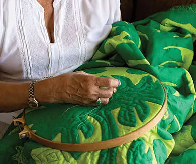 Colchas e o Quilt Havaiano
